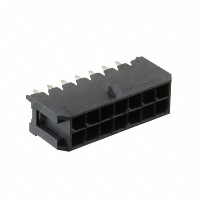 G881A14102TEU by Amphenol ICC (Commercial Products) - CONNECTOR HEADER VERT 14POS 3MM
