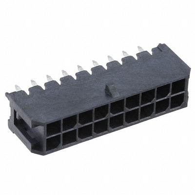 G881A18102TEU by Amphenol ICC (Commercial Products) - CONNECTOR HEADER VERT 18POS 3MM