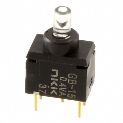 GB15JPF by NKK Switches - PUSH SWITCH SPDT 0.4VA 28V