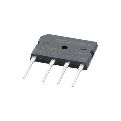 GBO25-16NO1 by IXYS - BRIDGE RECT 1P 1.6KV 25A 4SIP