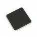 Black electronic chip on a white background