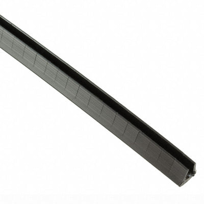 GEE62F-A-C0 by Panduit Corp - GROMMET EDGE SLOT BLACK 1=100