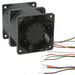 GFC0612DW-F00 by Delta Electronics - FAN AXIAL DUAL 60X76MM 12VDC