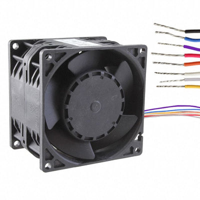 GFC0812DS-CMA8 by Delta Electronics - FAN AXIAL DUAL 80X56MM 12VDC