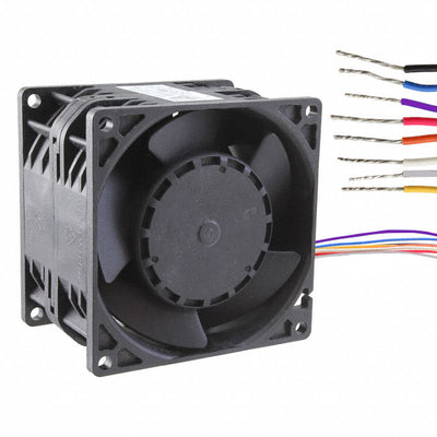 GFM0812DS-SMB7R by Delta Electronics - FAN AXIAL DUAL 80X56MM 12VDC