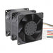 GFC0848DWB74 by Delta Electronics - FAN AXIAL DUAL 80X80MM 48VDC