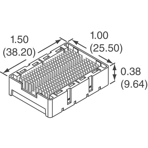 55737-201LF by Amphenol ICC (FCI) - CONNECTOR DIFF ARRAY PLUG 200POS SMD