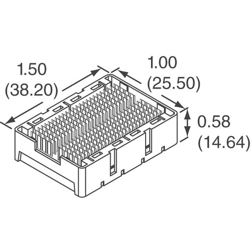 55738-001 by Amphenol ICC (FCI) - CONNECTOR DIFF ARRAY PLUG 200POS SMD