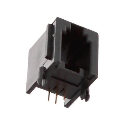 GLX-A-44-BLK by Kycon, Inc. - MODJACK LOW/PROF RT< 4P4C BLACK
