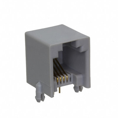 GLX-N-64M by Kycon, Inc. - CONNECTOR MOD JACK 6P4C R/A UNSHLD