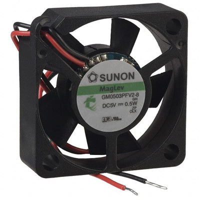 GM0503PFV2-8 by Sunon Fans - FAN AXIAL 30X10MM VAPO 5VDC WIRE
