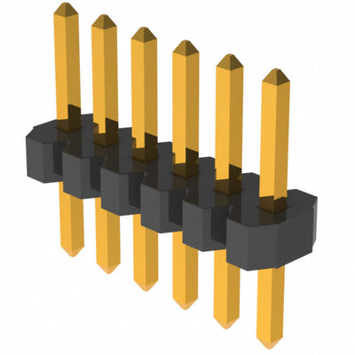 GRPB061VWVN-RC by Sullins Connector Solutions - CONNECTOR HEADER VERT 6POS 1.27MM
