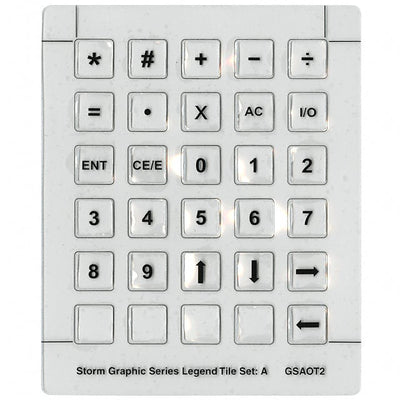 GSA0T203 by Storm Interface - KIT LEGEND SET A 0-9 ARROW 26PC