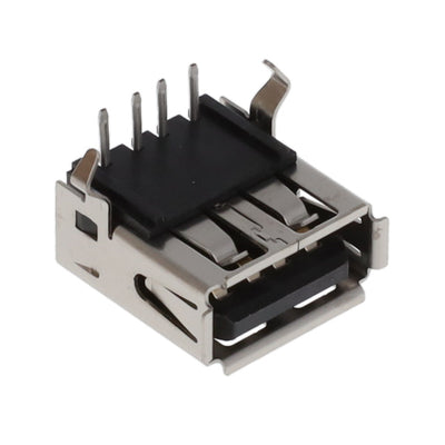 GSB12111031EU by Amphenol ICC (Commercial Products) - USB2.0 A RECEPT,RIGHT ANGLE TYPE