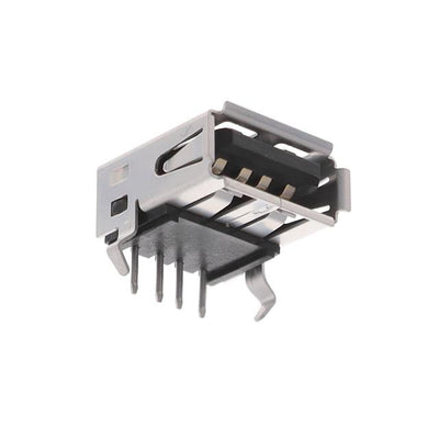 GSB1212103EU by Amphenol ICC (Commercial Products) - USB2.0 A RECEPT,RIGHT ANGLE TYPE