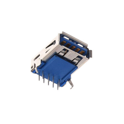 GSB3111211HR by Amphenol ICC (Commercial Products) - USB3.0, A, RECEPTACLE, RIGHT ANG