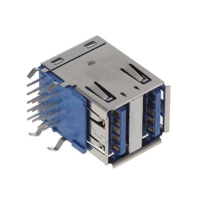 GSB3112311HR by Amphenol ICC (Commercial Products) - USB3.0, A, RECEPTACLE, RIGHT ANG