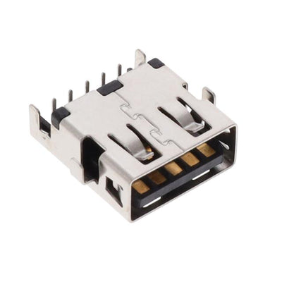 GSB311437FHR by Amphenol ICC (Commercial Products) - USB3.0, A, RECEPTACLE, RIGHT ANG