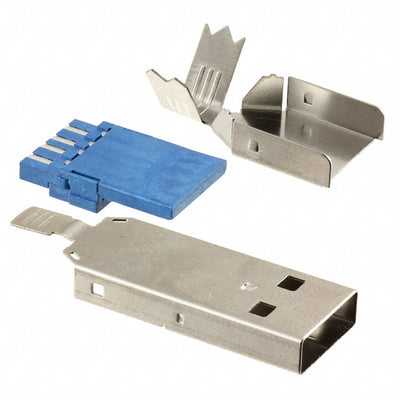 GSB317131HR by Amphenol ICC (Commercial Products) - CONNECTOR PLUG USB3.0 TYPEA 9POS SLD