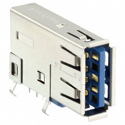 GSB4116341HR by Amphenol ICC (Commercial Products) - CONNECTOR RECPT USB3.1 TYPEA 9POS R/A