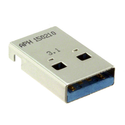 GSB416445CHR by Amphenol ICC (Commercial Products) - CONNECTOR PLUG USB3.1 TYPEA 9P SMD RA