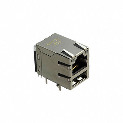 GSP1X-188S7-QQ-G/Y by Kycon, Inc. - CONNECTOR JACK 1PORT 1000 BASE-T PCB