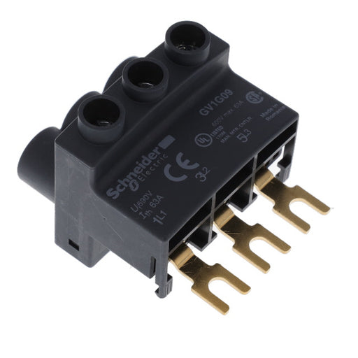 GV1G09 by Schneider Electric - TESYS TERMINAL BLOCK, 3 PHASES,