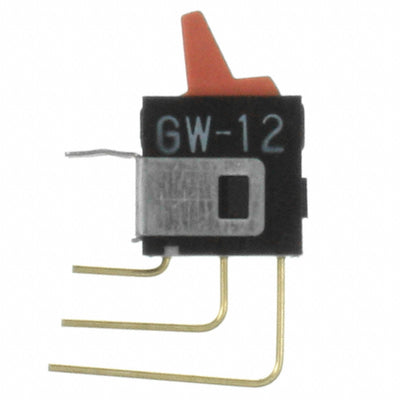 GW12LCV by NKK Switches - ROCKER SWITCH SPDT 0.4VA 28V