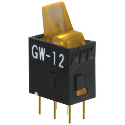 GW12LJPD by NKK Switches - ROCKER SWITCH SPDT 0.4VA 28V