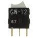GW12RBP by NKK Switches - ROCKER SWITCH SPDT 0.4VA 28V