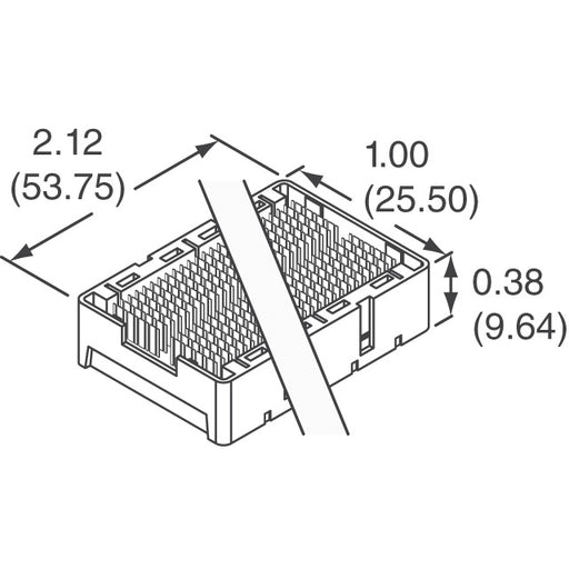 55720-201LF by Amphenol ICC (FCI) - CONNECTOR DIFF ARRAY PLUG 296POS SMD