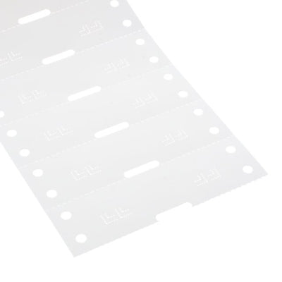 H050X025H1T by Panduit Corp - LABEL HEAT SHRINKABLE WHITE