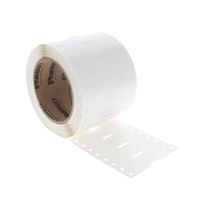 H100X025H1T by Panduit Corp - LABEL HEAT SHRINKABL 1X0.25"" WHT