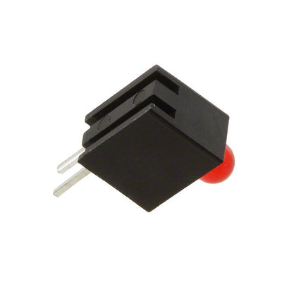 H101CRD by Bivar Inc. - LED ASSY RA 3MM RED 655NM