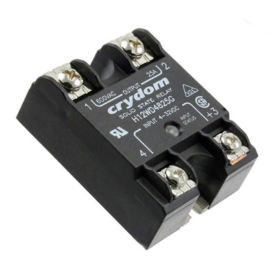 H12WD4825G by Sensata-Crydom - SOLIDSTATE RELAY SPST-NO 25A 48-660V