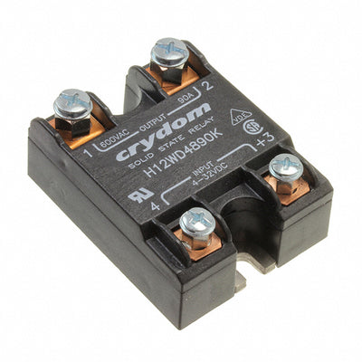 H12WD4890K by Sensata-Crydom - SOLIDSTATE RELAY SPST-NO 90A 48-600V
