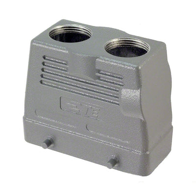 H16B-TGH-2PG21 by TE Connectivity AMP Connectors - CONNECTOR HOOD TOP DUAL SZ16B PG21