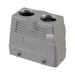 H16B-TGH-2PG21 by TE Connectivity AMP Connectors - CONNECTOR HOOD TOP DUAL SZ16B PG21