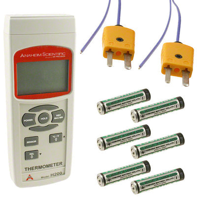 H200 by Global Specialties - THERMOMETER SNGL CH THERMOCOUPLE