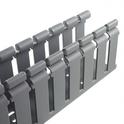 H1.5X3LG6 by Panduit Corp - WIRE DUCT SLOTTED SCREW 6' GRAY