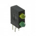 H301CYGD-100 by Bivar Inc. - LED ASSY RA 3MM 2LVL YGN DIFF
