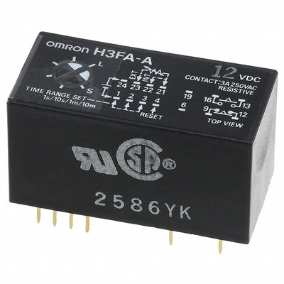 H3FA-A-DC12 by Omron Automation and Safety - RELAY TIME DELAY 10MIN 3A 250V