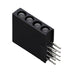 H455CBC by Bivar Inc. - LED ASSY RA 3MM 4X1 R/GN WH DIFF