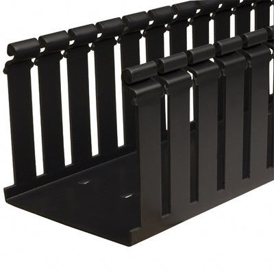 H3X3BL6 by Panduit Corp - WIRE DUCT SLOTTED SCREW 6' BLACK