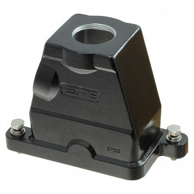 H6BPR-TGH-M32-EMC-C by TE Connectivity Aerospace, Defense and Marine - CONNECTOR HOOD TOP ENTRY SZH6B M32