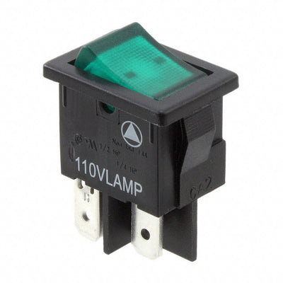 H8553VBBG2-B by Bulgin - ROCKER SWITCH DPST 15A 250V