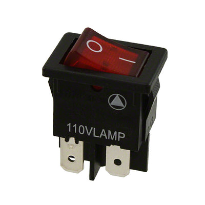 H8553VBBR2-551W-B by Bulgin - ROCKER SWITCH DPST 15A 250V