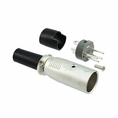 HA216J-4P(76) by Hirose Electric Co Ltd - CONNECTOR JACK MALE 4P SILV SLDR CUP