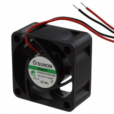 HA40201V4-000U-999 by Sunon Fans - FAN AXIAL 40X20MM 12VDC WIRE