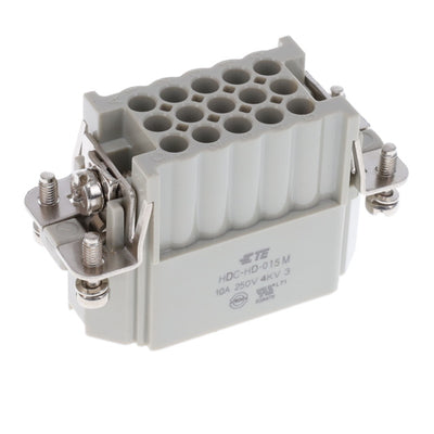 HD-015-M by TE Connectivity AMP Connectors - INSERT MALE 15POS+1GND CRIMP